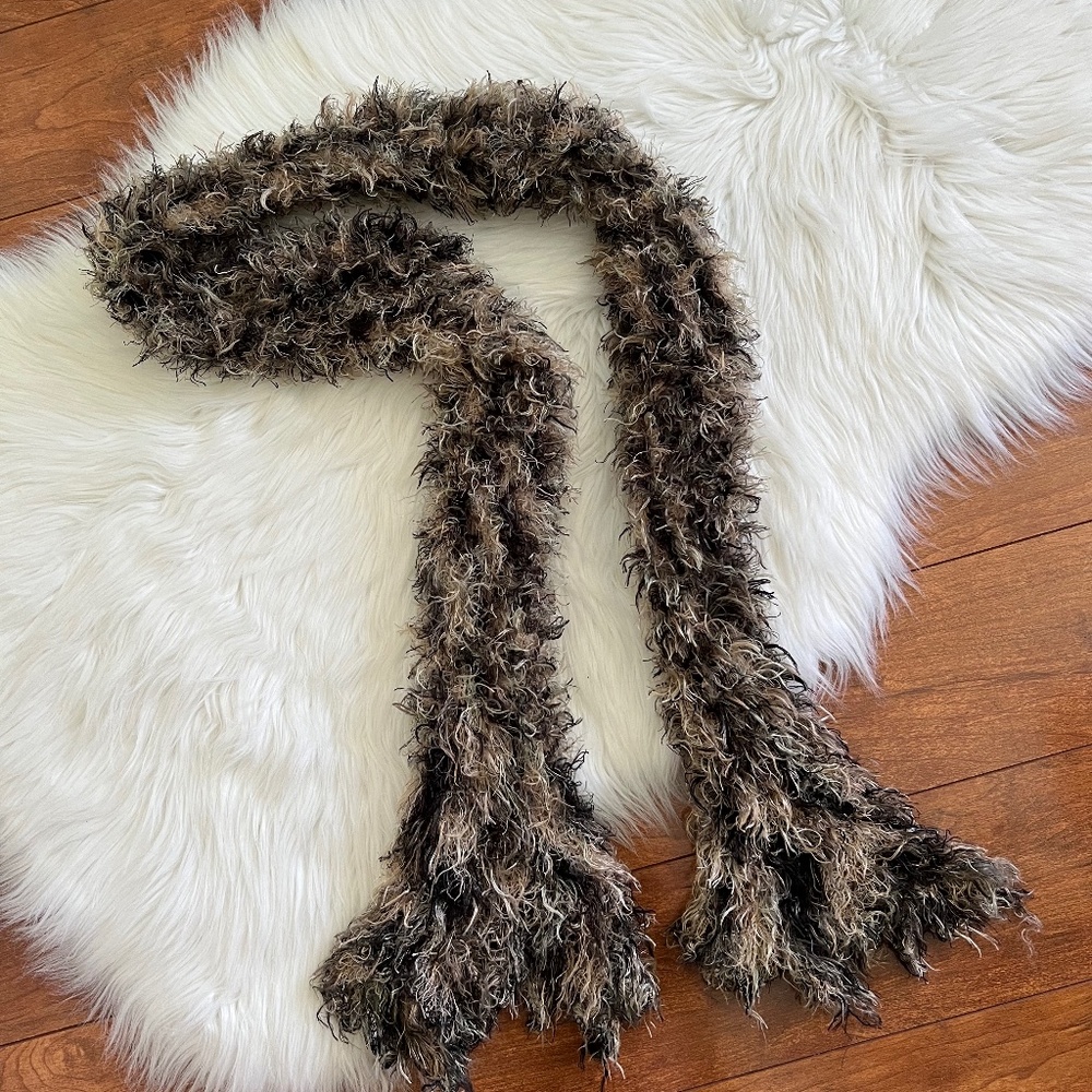 Fluffy Multicolor Scarf